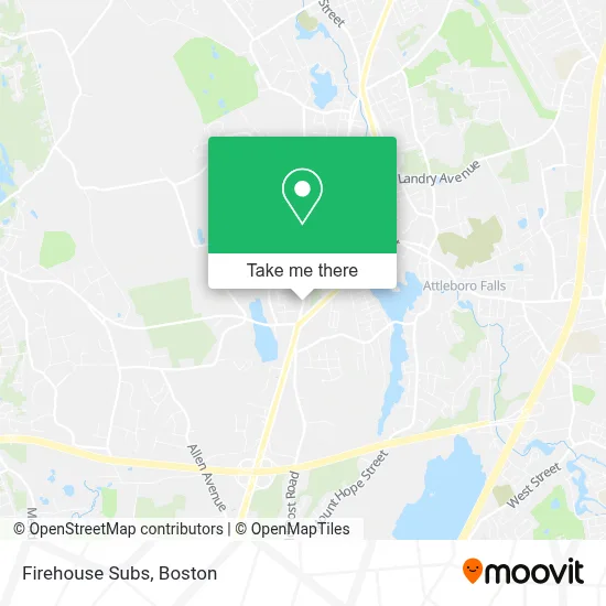 Firehouse Subs map