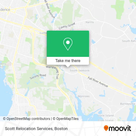 Scott Relocation Services map
