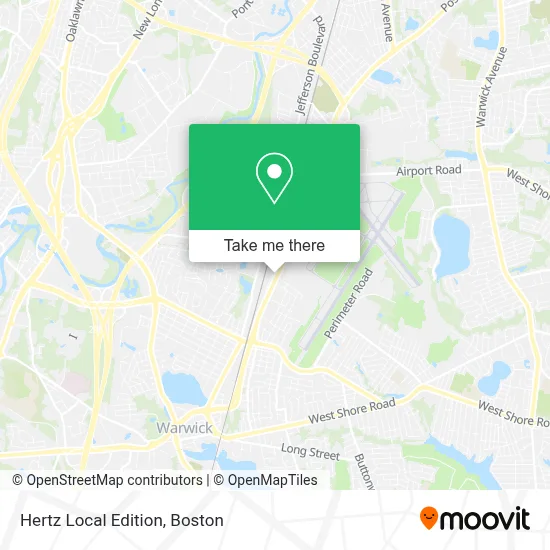 Hertz Local Edition map