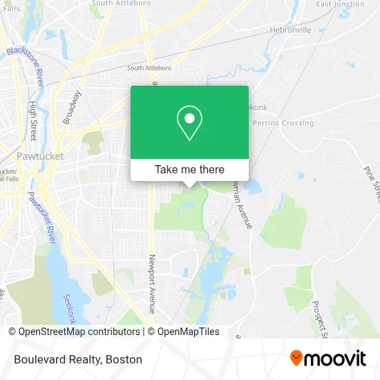 Boulevard Realty map