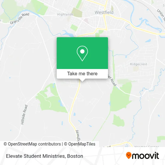 Elevate Student Ministries map