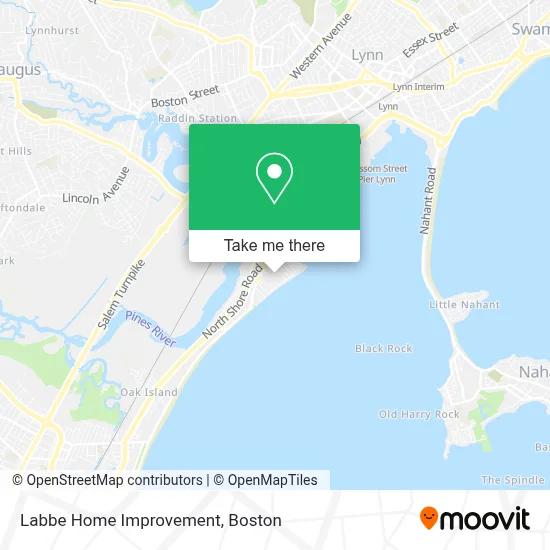 Labbe Home Improvement map