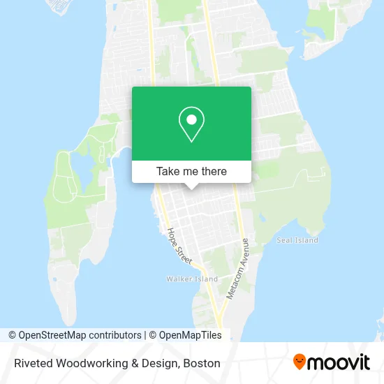 Riveted Woodworking & Design map