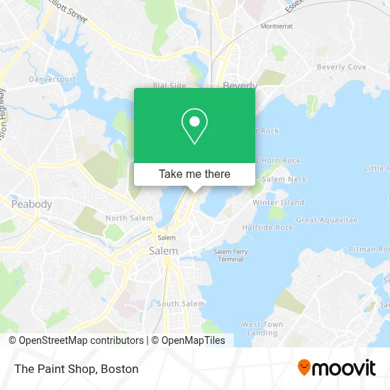 The Paint Shop map