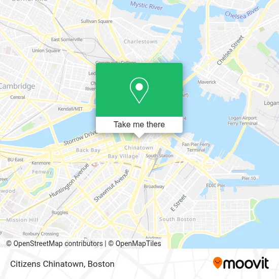 Citizens Chinatown map