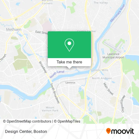 Design Center map