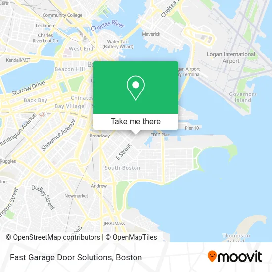 Fast Garage Door Solutions map