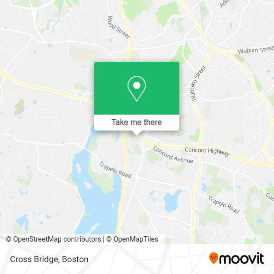 Cross Bridge map