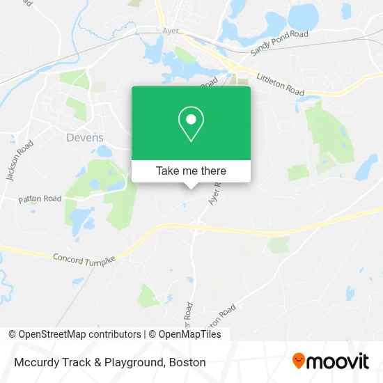 Mccurdy Track & Playground map