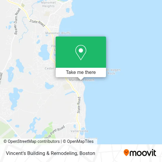 Vincent's Building & Remodeling map