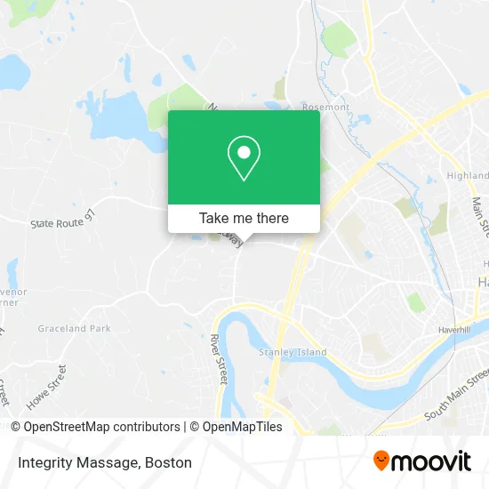 Integrity Massage map