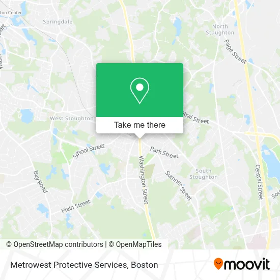 Metrowest Protective Services map