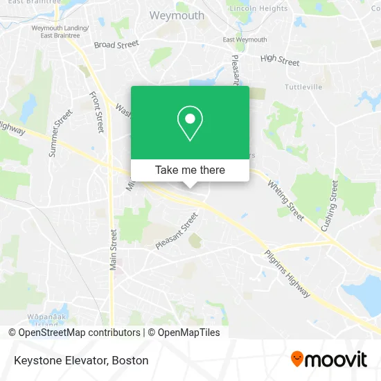 Keystone Elevator map