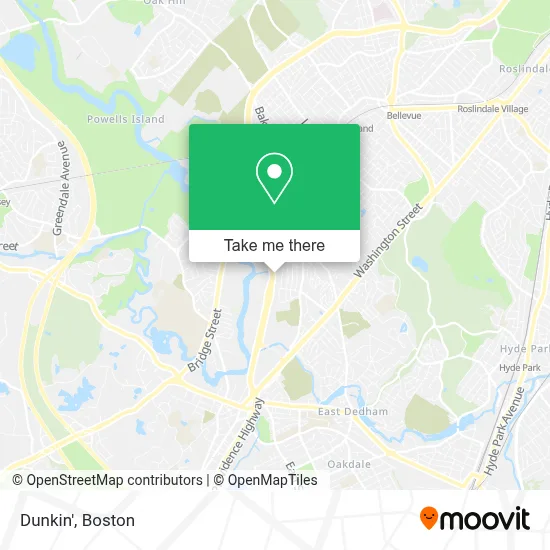 Dunkin' map