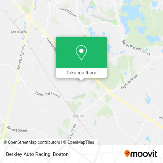 Berkley Auto Racing map