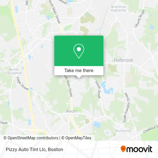 Pizzy Auto Tint Llc map
