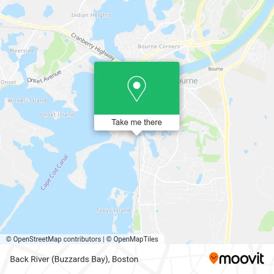Back River (Buzzards Bay) map