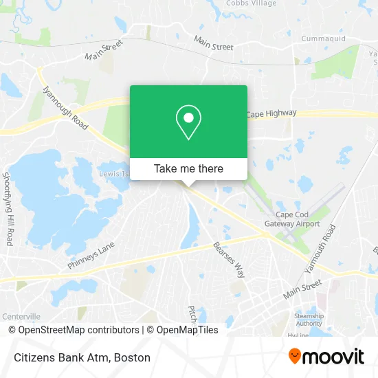 Citizens Bank Atm map