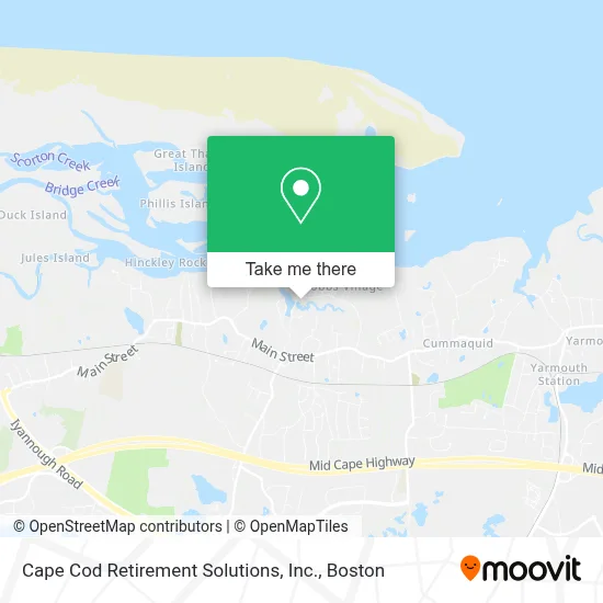 Cape Cod Retirement Solutions, Inc. map