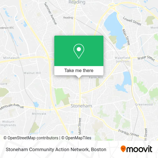 Stoneham Community Action Network map