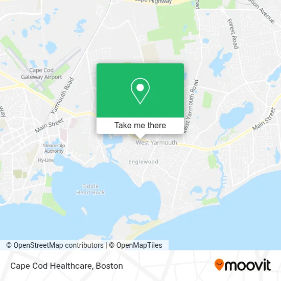 Cape Cod Healthcare map