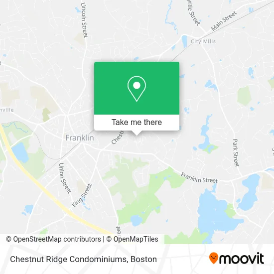 Chestnut Ridge Condominiums map
