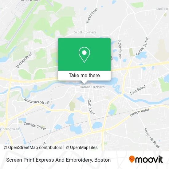 Screen Print Express And Embroidery map