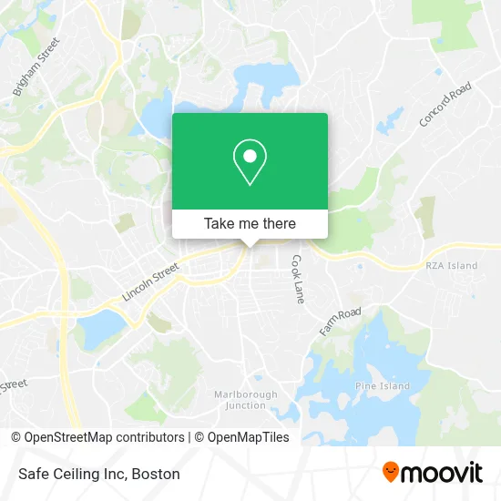Safe Ceiling Inc map