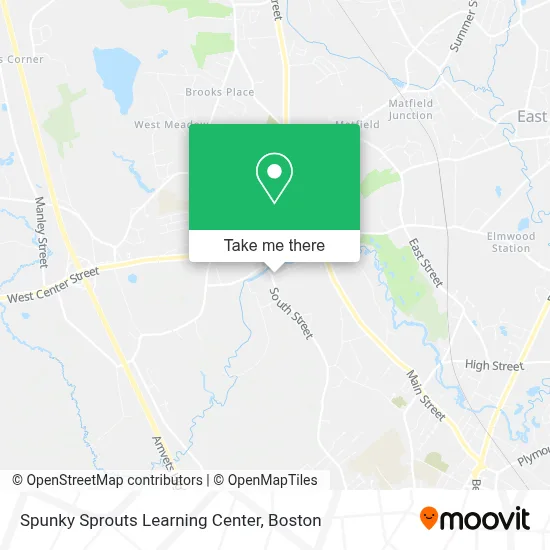 Spunky Sprouts Learning Center map