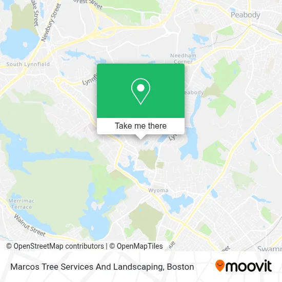 Marcos Tree Services And Landscaping map
