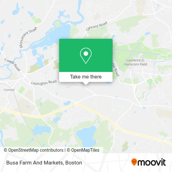 Busa Farm And Markets map
