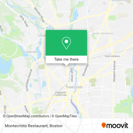Montecristo Restaurant map