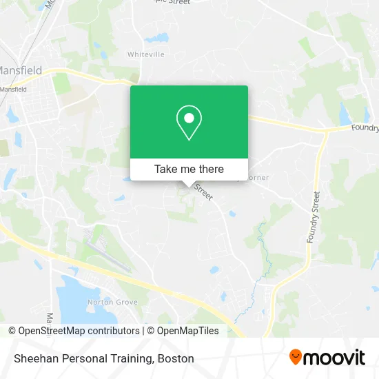 Sheehan Personal Training map