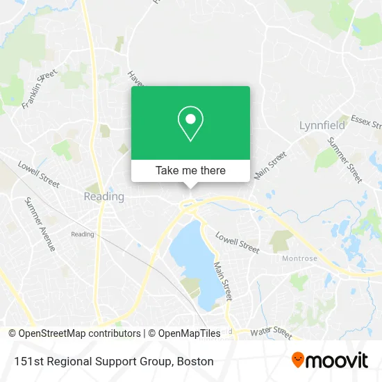151st Regional Support Group map