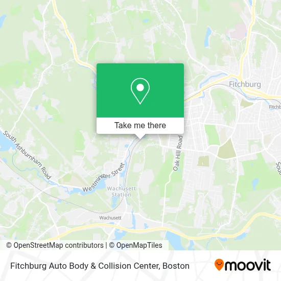 Fitchburg Auto Body & Collision Center map