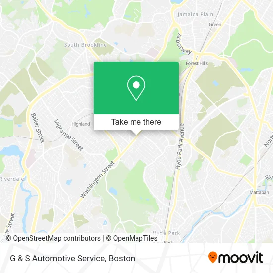 G & S Automotive Service map