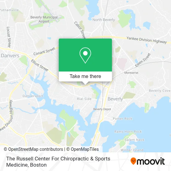 The Russell Center For Chiropractic & Sports Medicine map