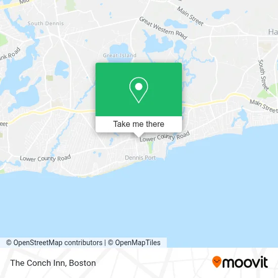 The Conch Inn map