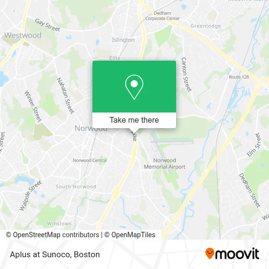 Aplus at Sunoco map