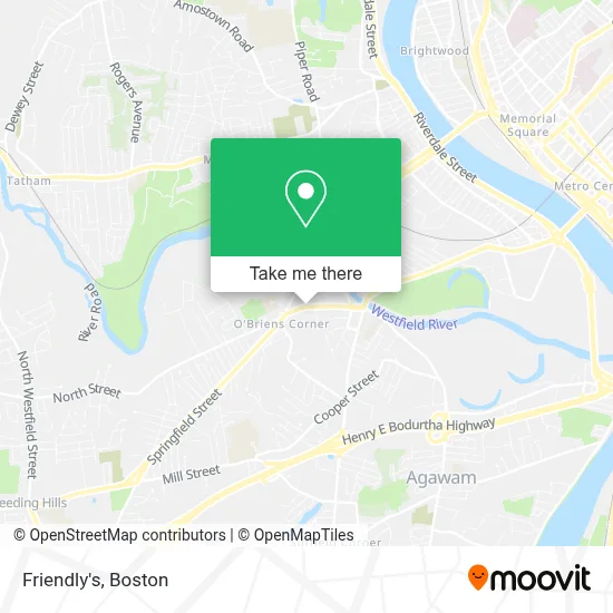Friendly's map