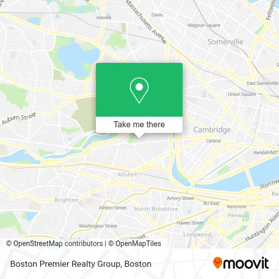 Boston Premier Realty Group map