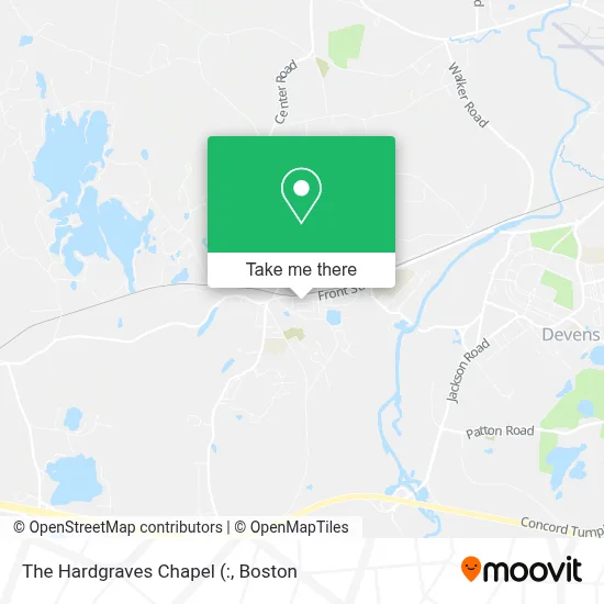 The Hardgraves Chapel map