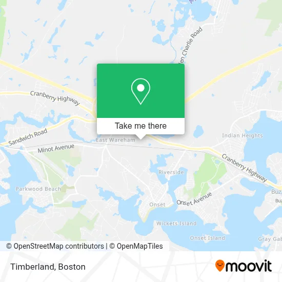 Timberland map