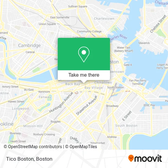 Tico Boston map
