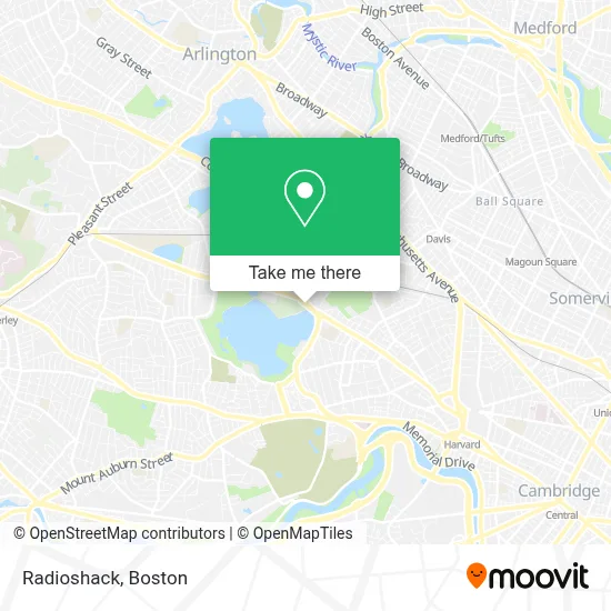 Radioshack map