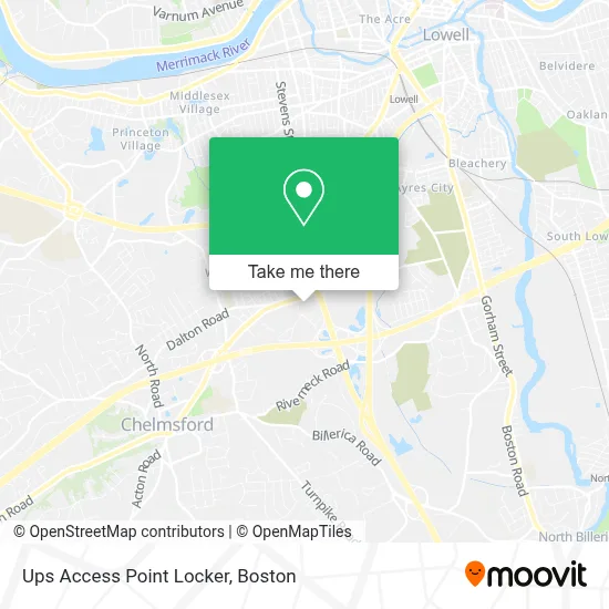 Ups Access Point Locker map