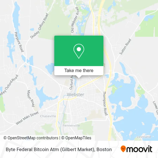Byte Federal Bitcoin Atm (Gilbert Market) map