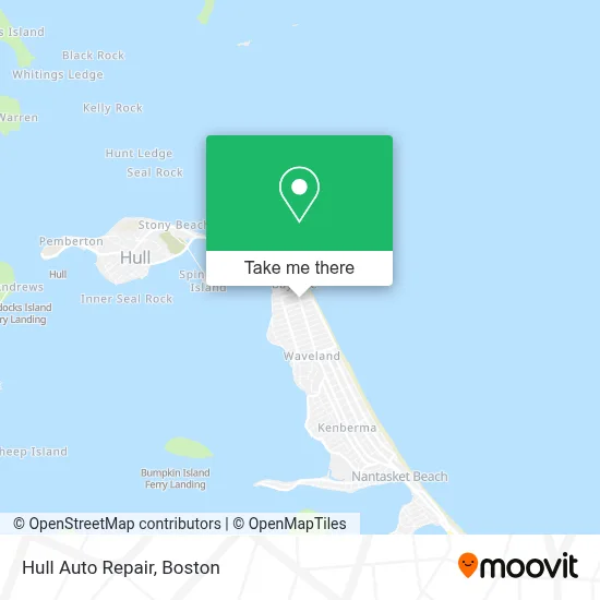 Hull Auto Repair map