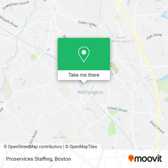 Proservices Staffing map
