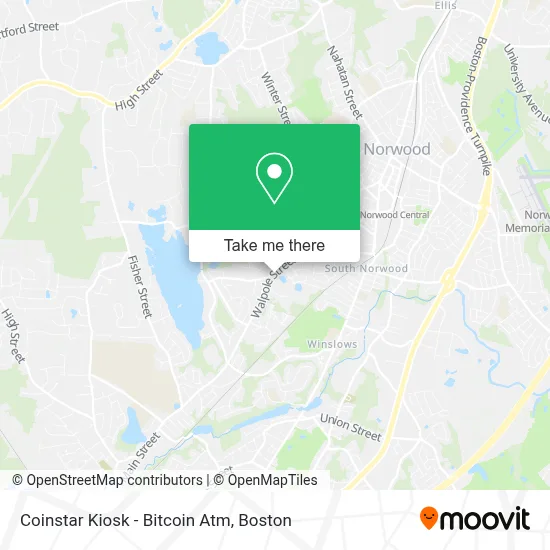 Coinstar Kiosk - Bitcoin Atm map